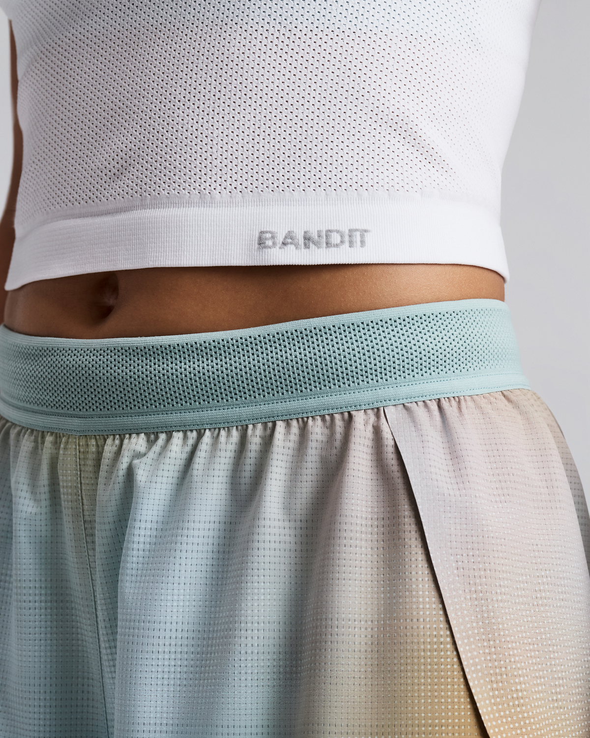 Women's StretchKnit™ Pop Stitch™ Run Tank - White
