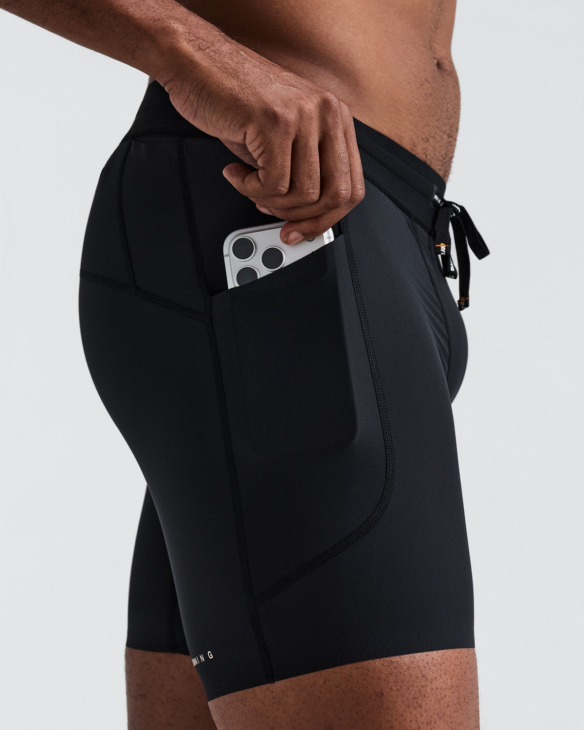 Men's SoLite™ Quarter Tights - Black