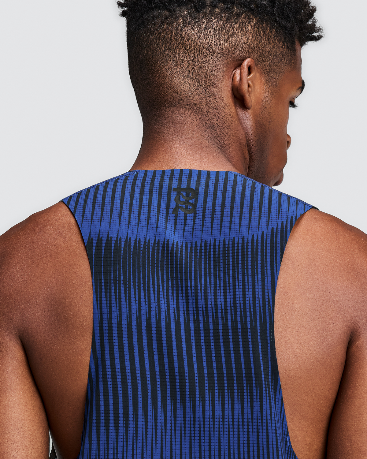 Men's CoolGrid™ Distance Singlet with Flopack™ - Bauhaus Blue