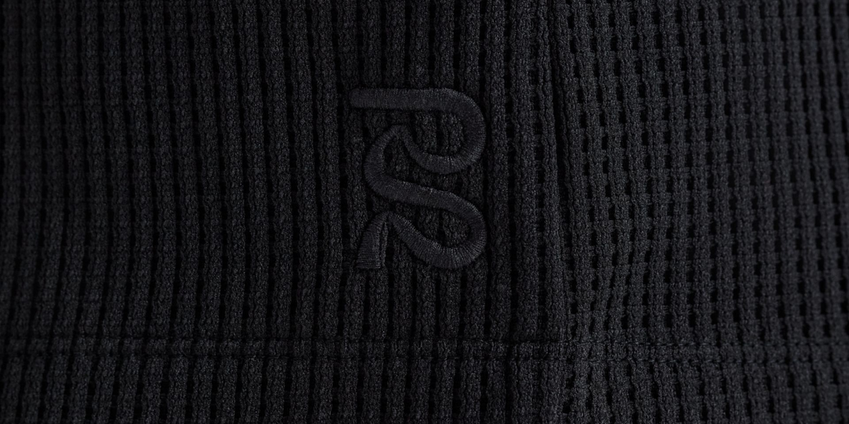 Men's Polartec® Waffle Long Sleeve - Black