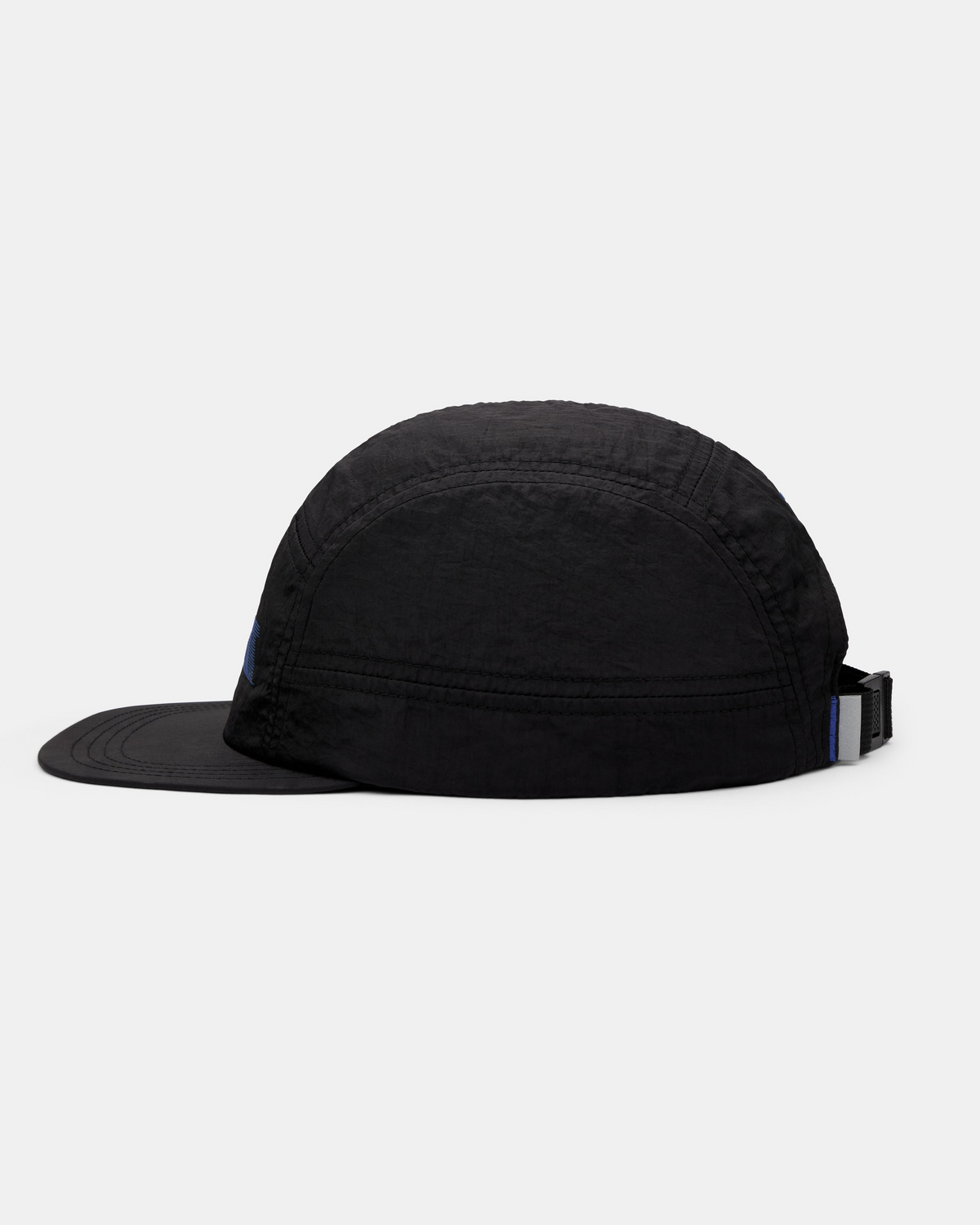 Nylon Run Hat - Black / Bauhaus Blue