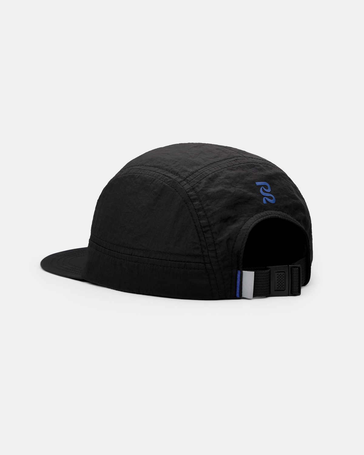 Nylon Run Hat - Black / Bauhaus Blue