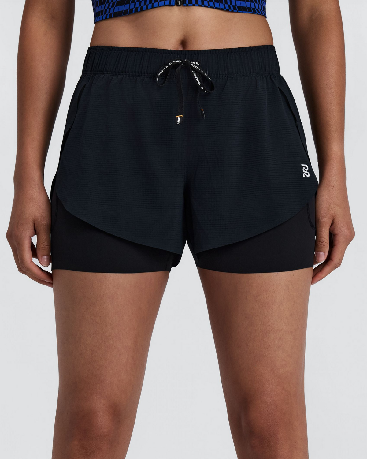 Women's CoolGrid™ 2-in-1 Run Shorts - Black