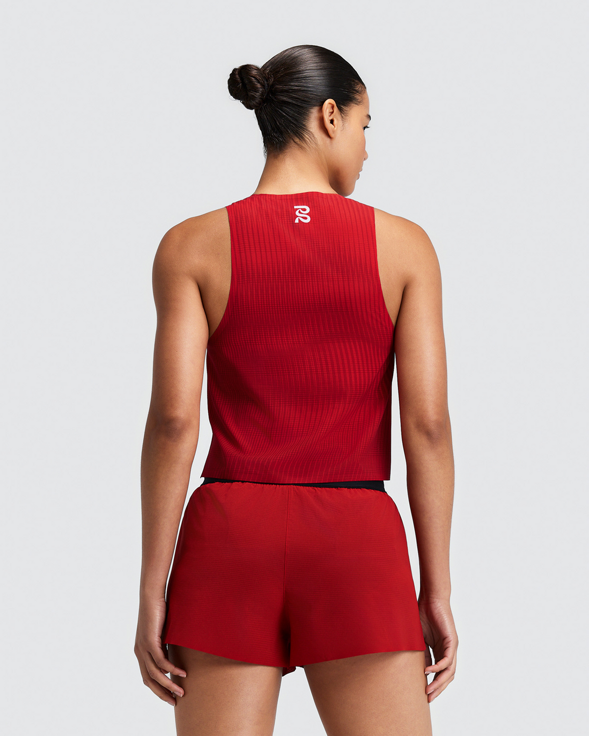 Women's CoolGrid™ Race Singlet - Oxide Red