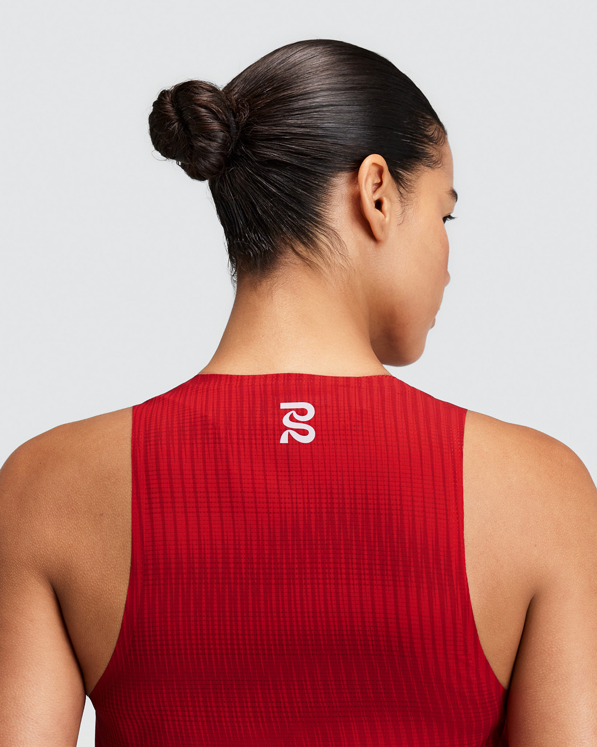 Women's CoolGrid™ Race Singlet - Oxide Red