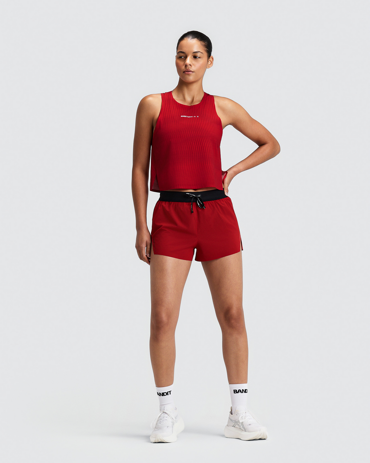Women's CoolGrid™ Race Singlet - Oxide Red