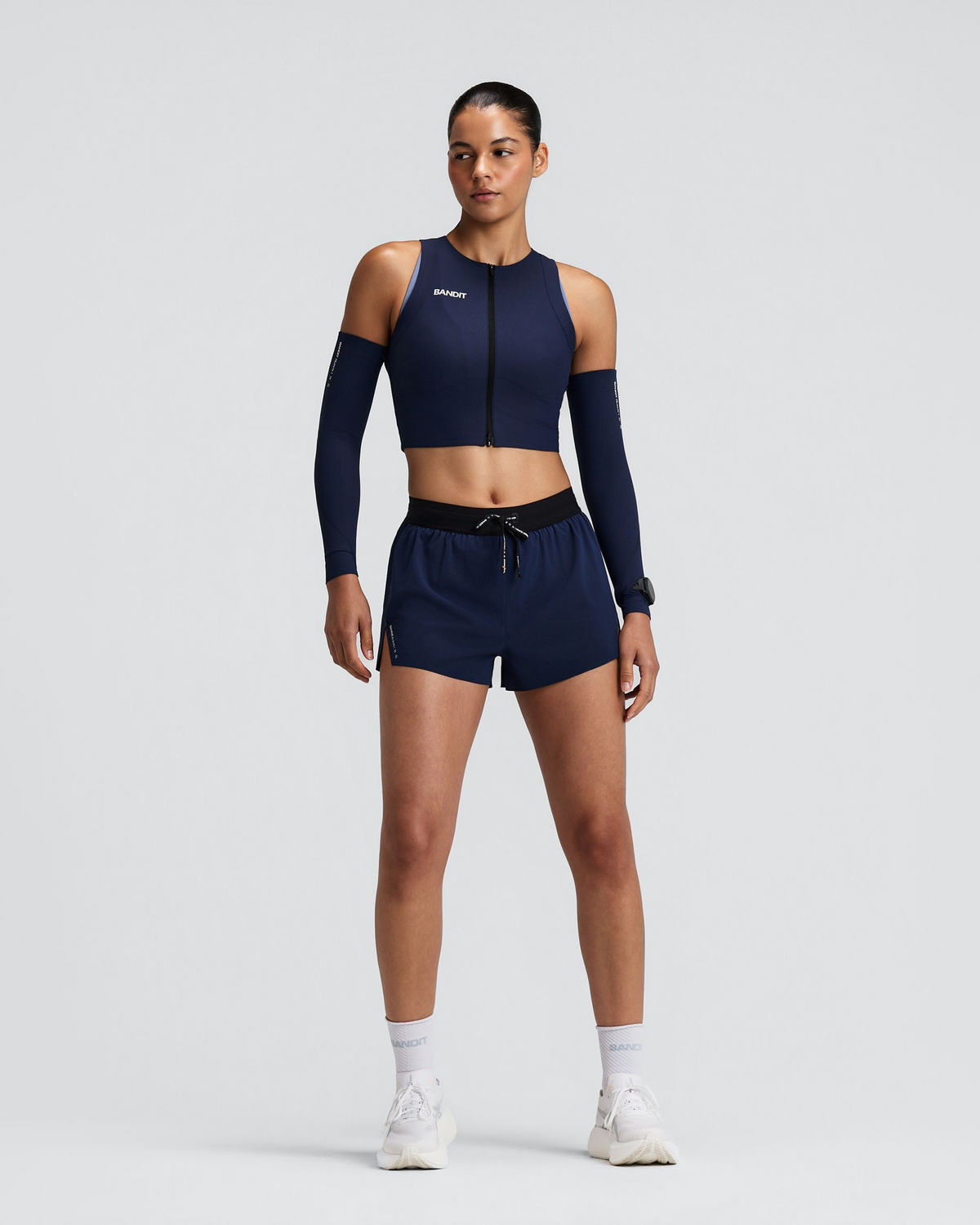 Women's RipSpeed™ 3" Split Shorts - NY Navy