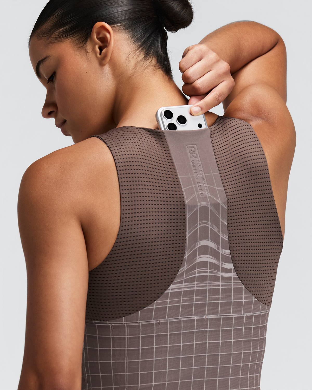 Women's Vanisher™ Square Neck Race Crop - Cocoa