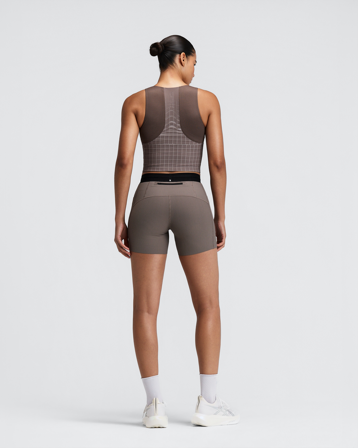 Women's Vanisher™ Square Neck Race Crop - Cocoa