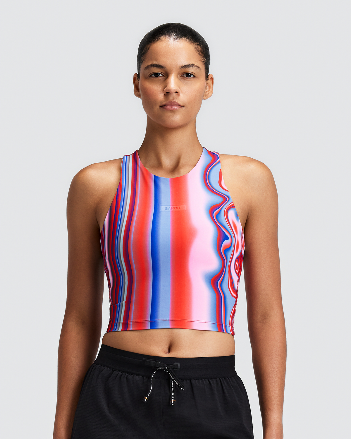Women's Vanisher™ Race Crop - Melted Stripe Gradient