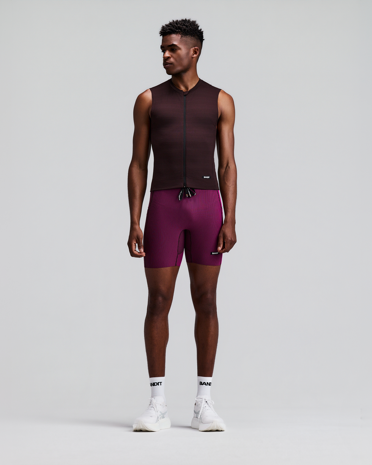 Men's AirKnit™ Distance Sleeveless Zip - Espresso