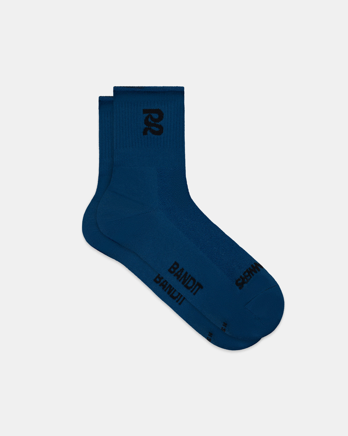 Lite Run™ Ribbed Quarter Socks - Aegean (2 Pack)