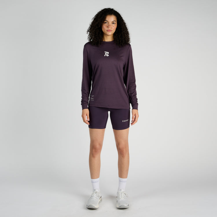 Micromesh™ "Evolve Running" Long Sleeve Tee - Unisex, Nightshade