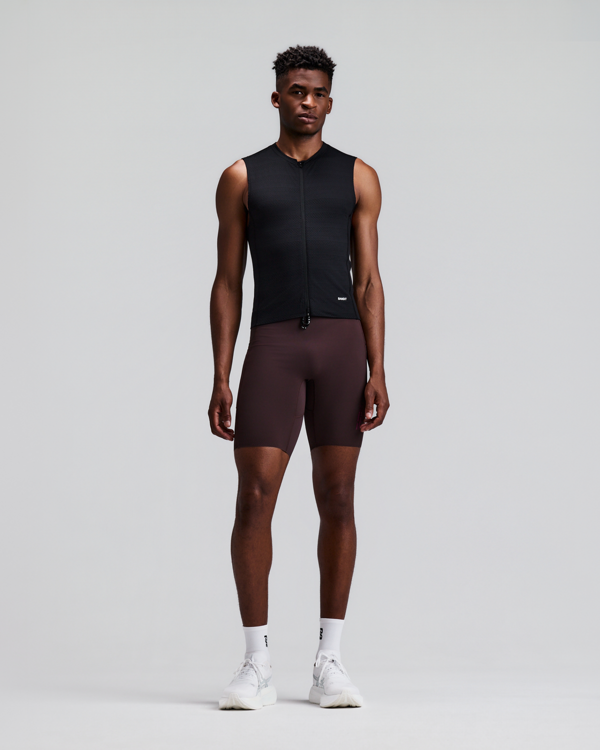 Men's AirKnit™ Distance Sleeveless Zip - Black