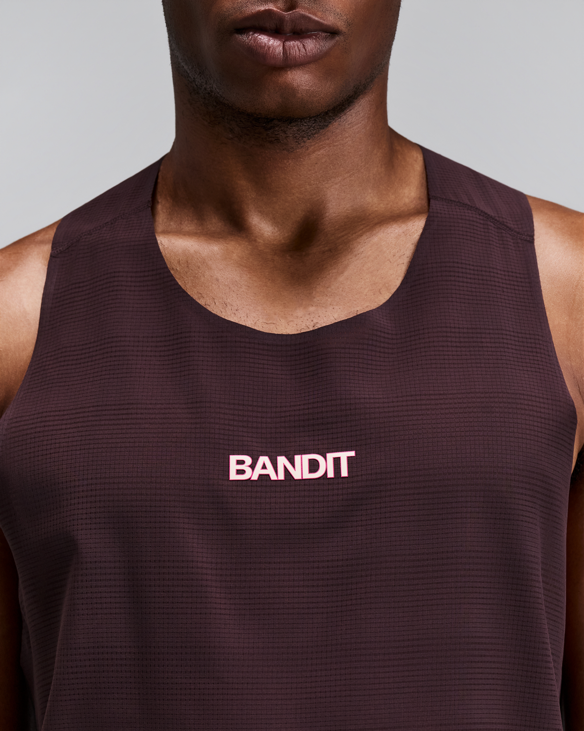 Men's CoolGrid™ Training Singlet with Flopack™ - Espresso